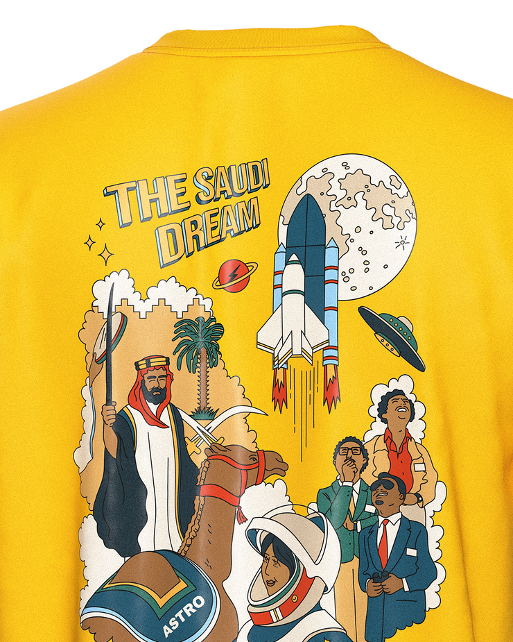 ''The Saudi Dream'' ''Going to Space'' Limited edition Yellow