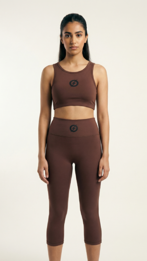 Women Gym wear Brown (Set)